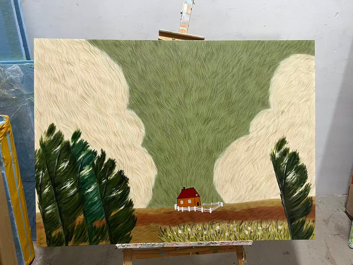 Hills with Sheep