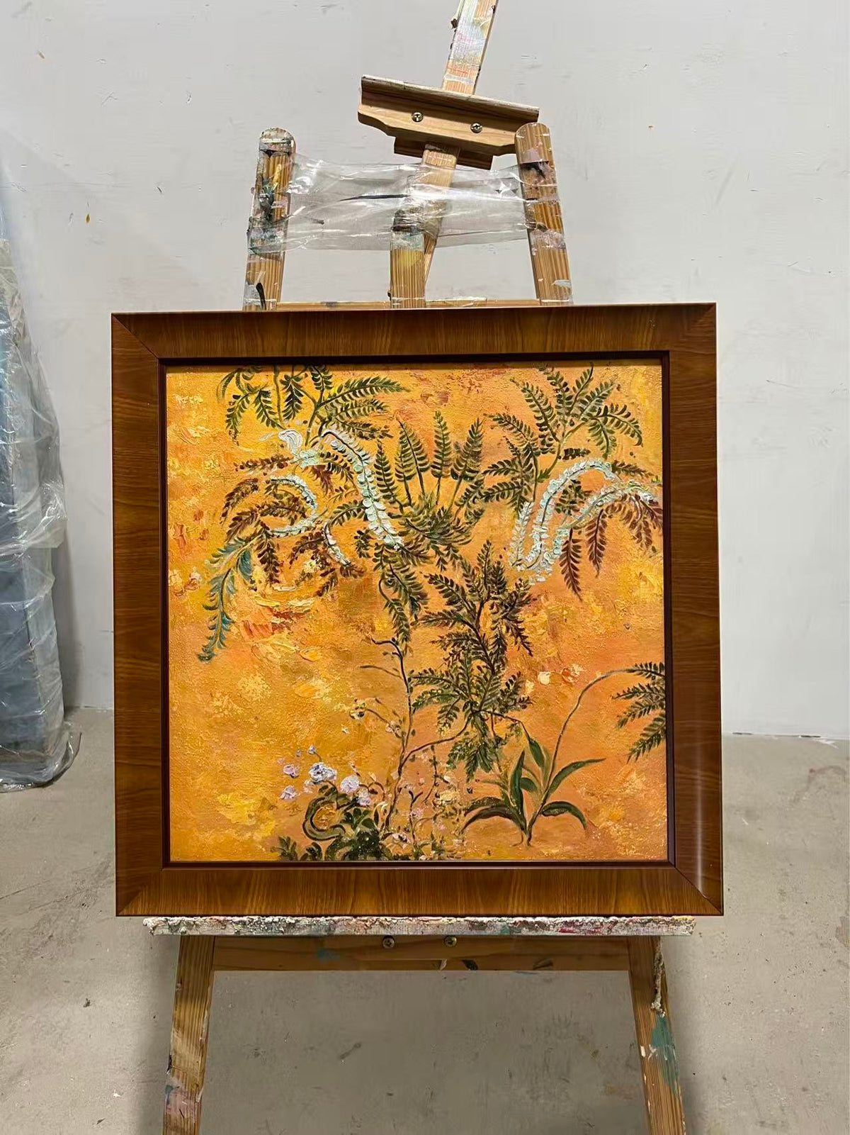 Ferns on Gold