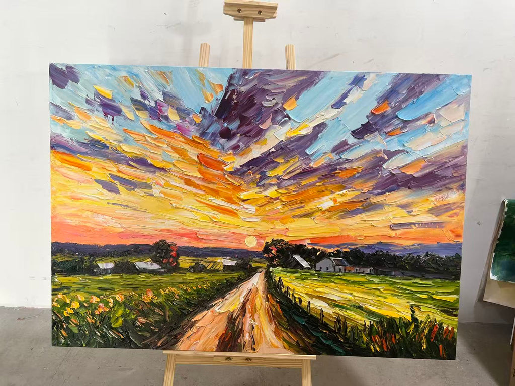 Country Road at Sundown