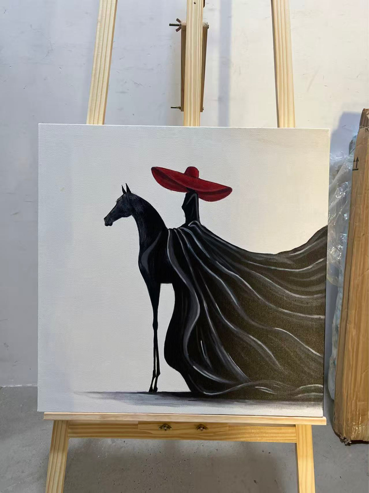 Lady in the Red Hat