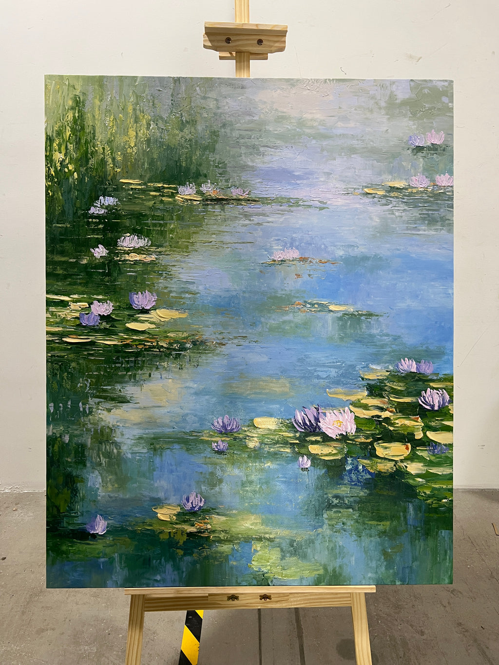 Lily Pond in Blue