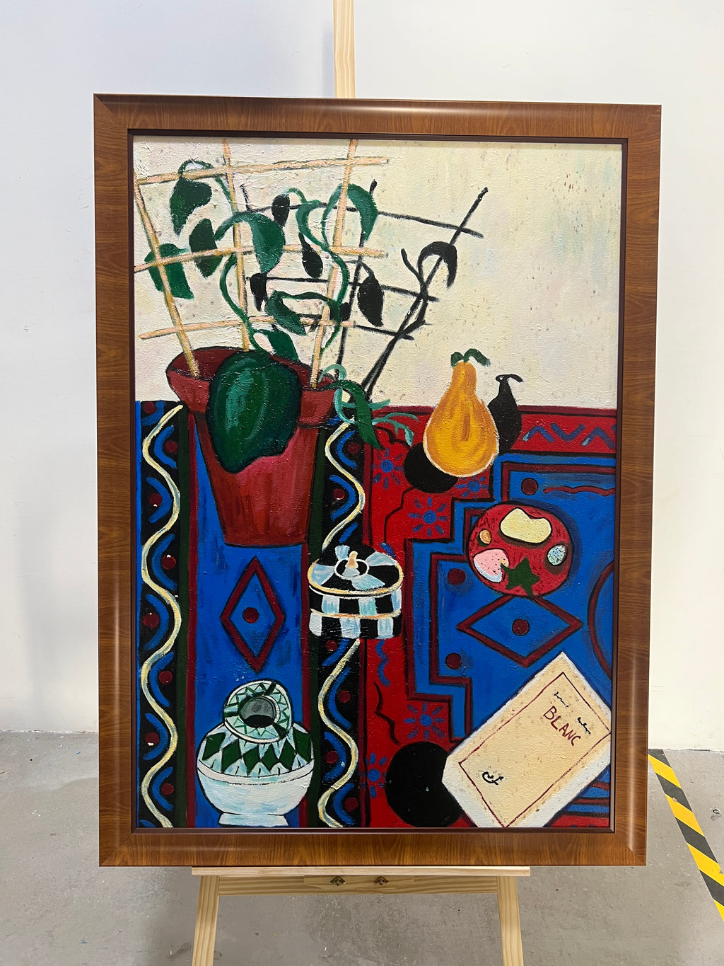 Still Life on a Blue Rug
