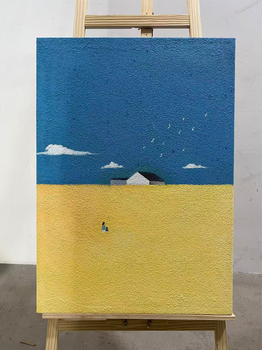 Yellow Field, Blue Sky