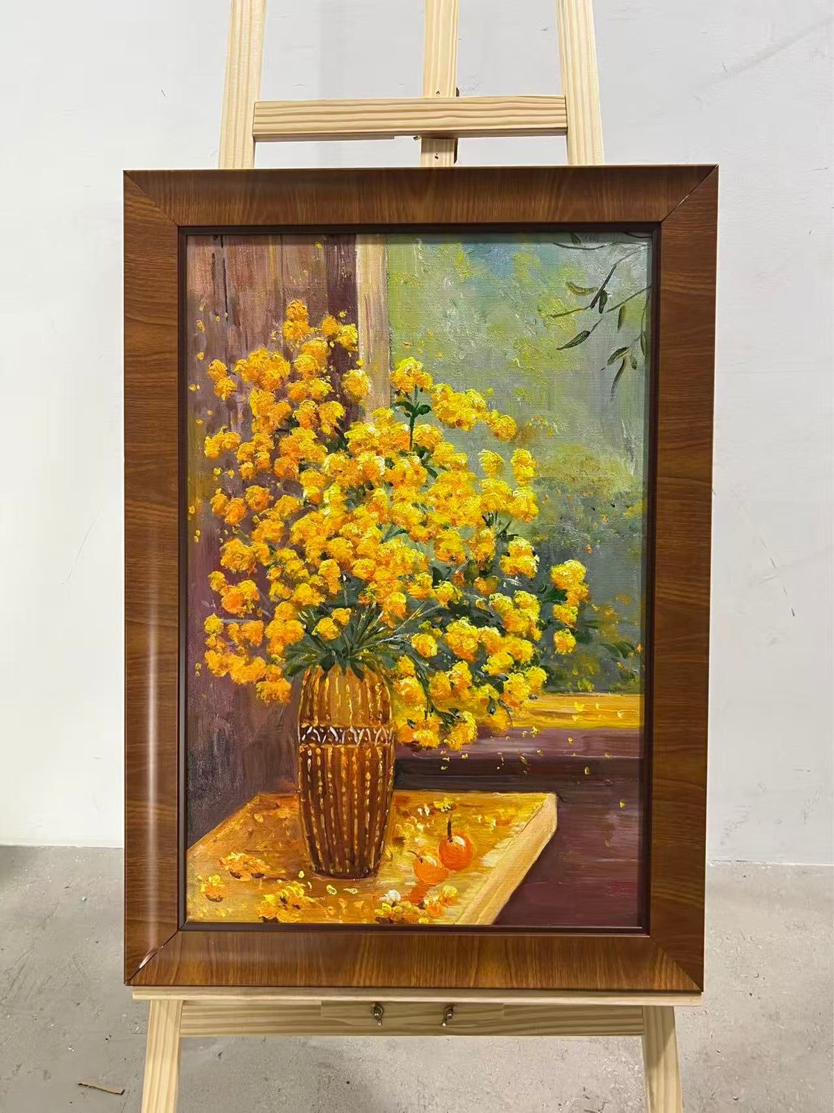 Golden Yarrow by the Window