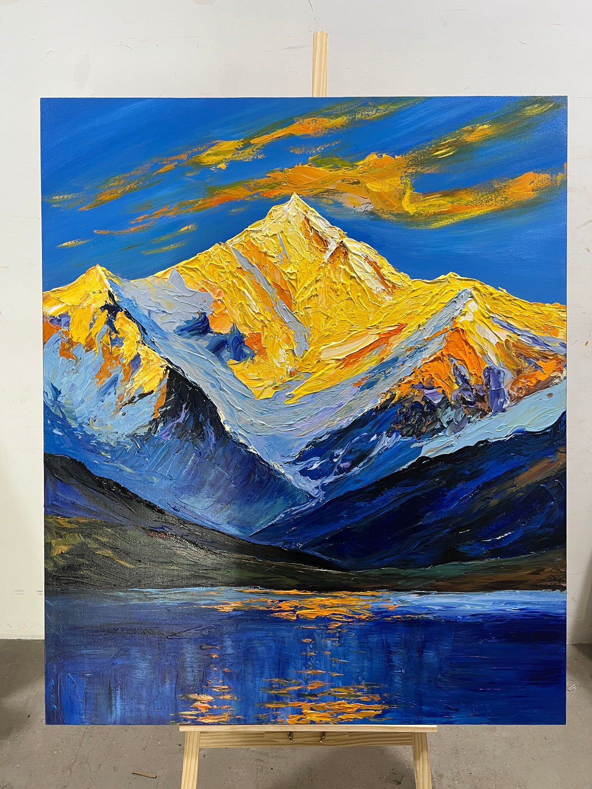 Alpenglow over the Lake
