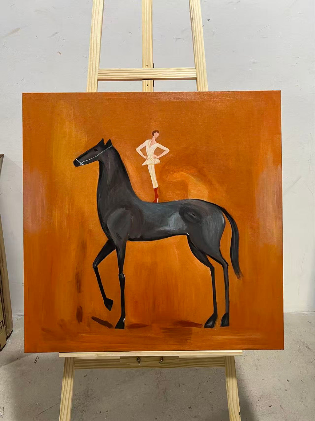 The Acrobat and the Black Horse