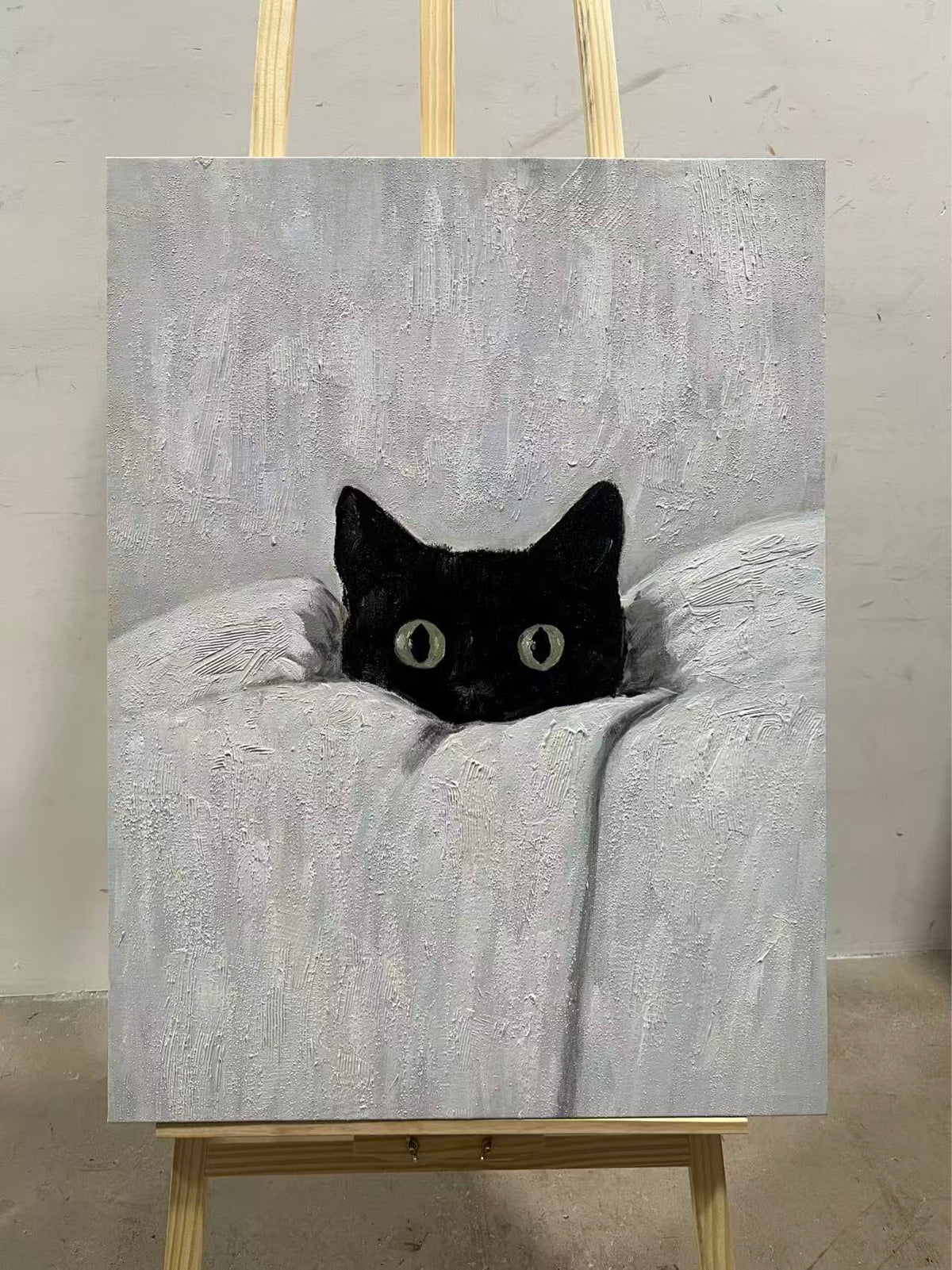 Black Cat Peeking