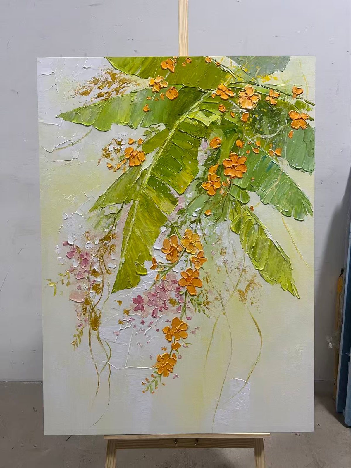 Orange Blossoms and Banana Leaves
